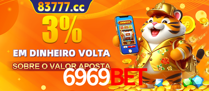 Promoção para baixar e instalar o aplicativo do cassino 6969BET. O banner oferece uma recompensa de R1aR1aR8, com a imagem de uma cobra sobre moedas de ouro.